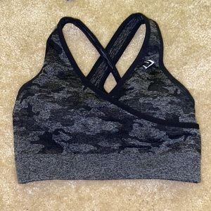 Gymshark Camo Sports Bra